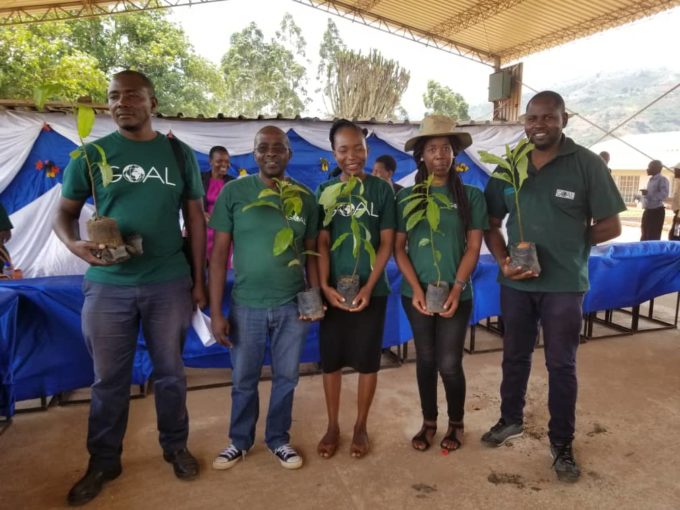GOAL staff contribute to better environment by planting trees in Zimbabwe GOAL Global