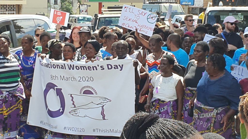 International Women's Day 2020 marches in Blantyre, Malawi.