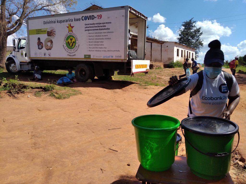 Mobile units for COVID-19 awareness campaign broadcasting public health messages in Chipinge, Domboshawa and Zengeza in Zimbabwe
