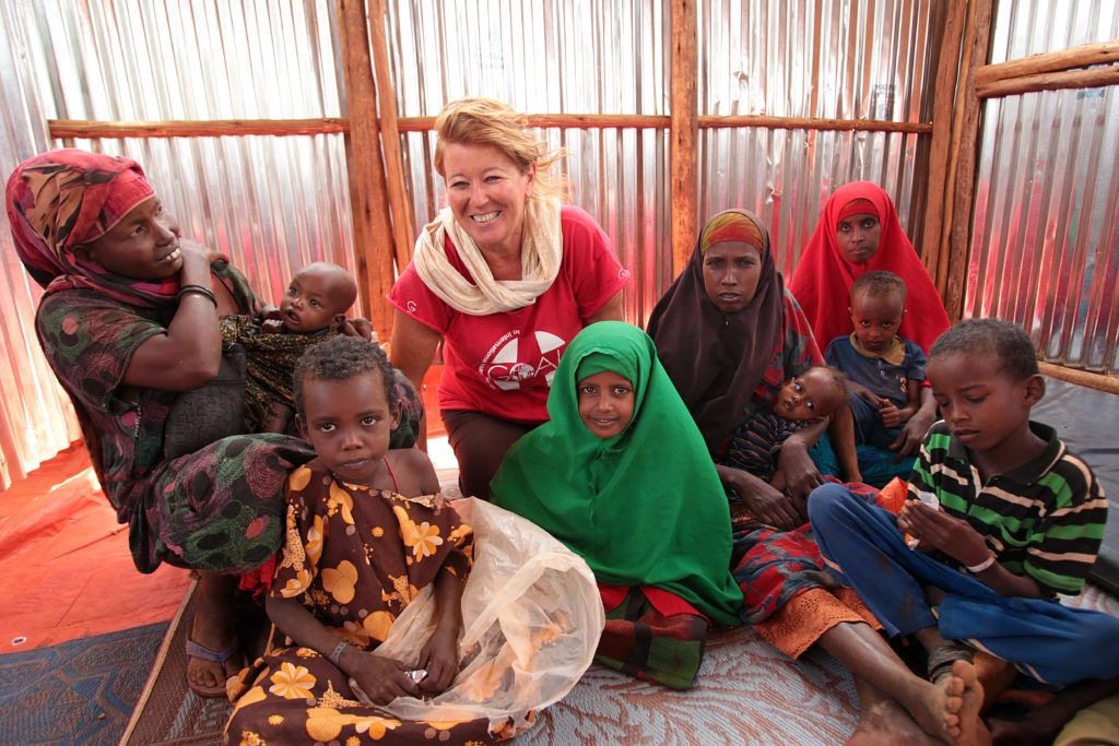 Mary T Murphy, manager of GOAL Ethiopia's refugee camp programmes