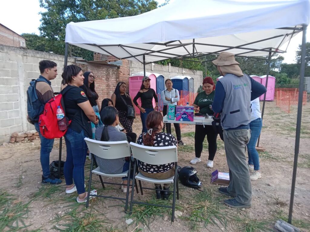 Honduras Start Fund Dignity Kit distribution