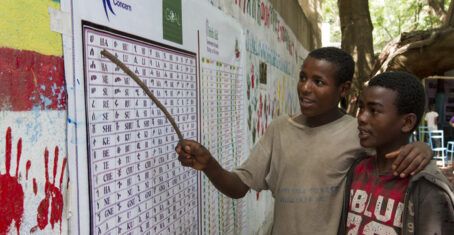 Street child at GOAL Ethiopia street children programme Drop-in-and Rehablitation Centre in Hawassa-2019-Photo by Anteneh Tadele