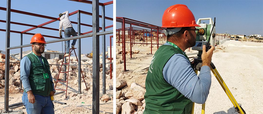 Sanad-Syria-GOALies-Marwan Marwan and his team building homes for displaced Syrians