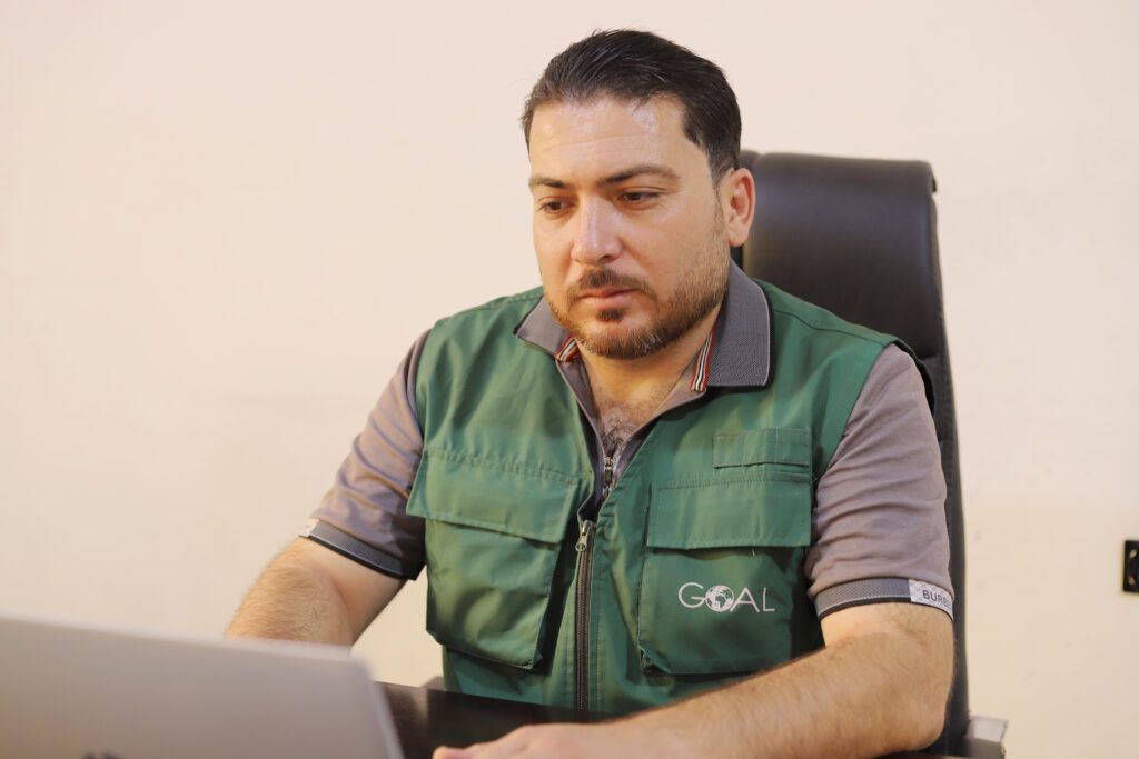 Mohammad Alrahmoun at GOAL Syria-Idlib Office
