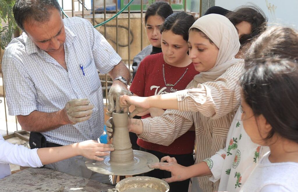 Through Roots & Threads, implemented by the Tamer Institute for Community Education in partnership with Taawon, under the patronage of the Ministry of Social Development and with the support of GOAL Global.